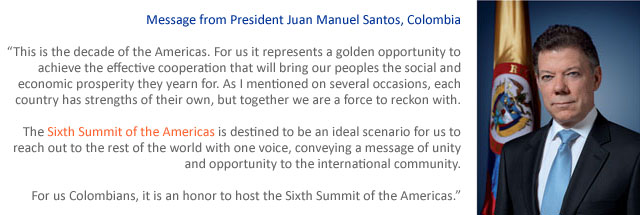 Message from President Santos